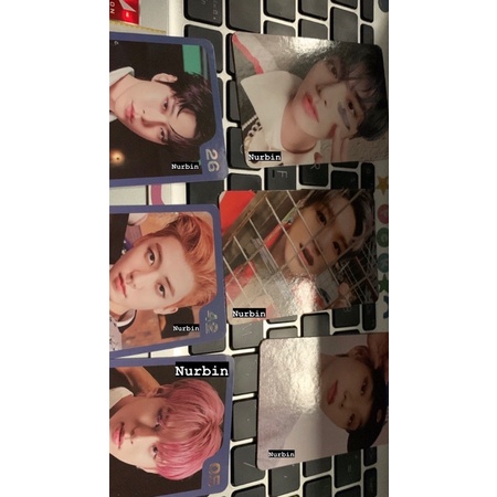 trading card lets play ball / jeno pager shotaro ( xiaojun booked) / concept doyoung jungwoo