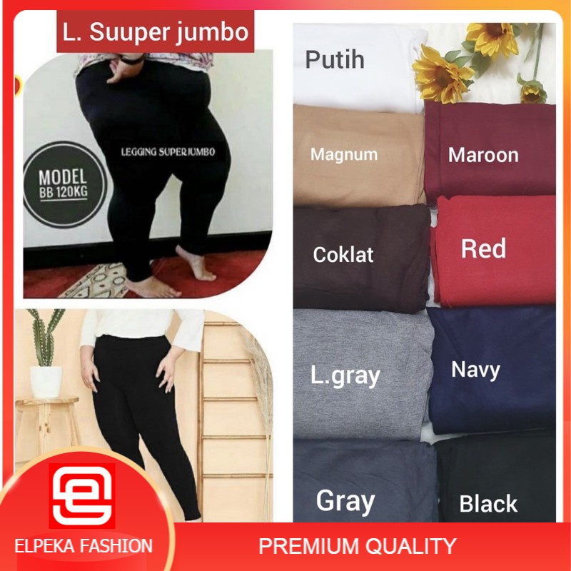 Legging Jumbo Legging Superjumbo legging Warna Jumbo Murah Elpeka Fashion