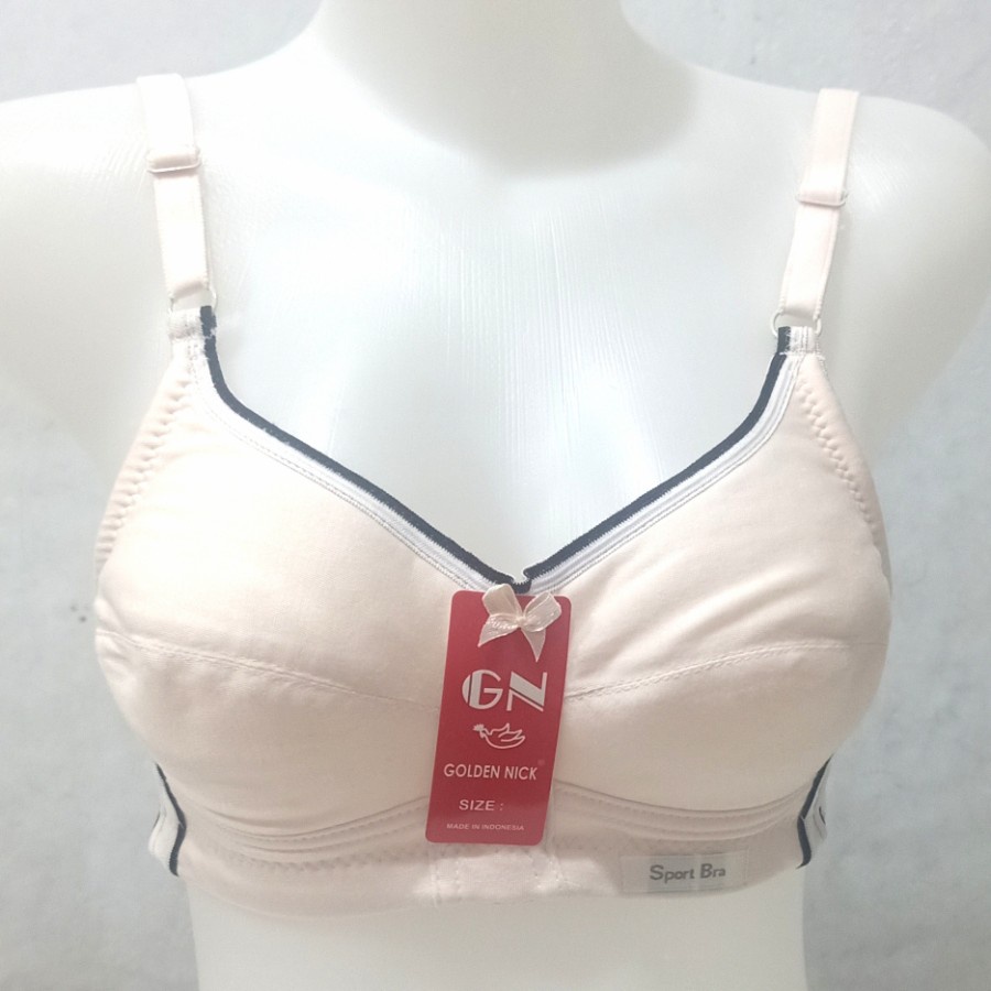 Sport Bra BH Golden Nick 863 Nyaman dan Berkualitas Tanpa Kawat - 1Pcs