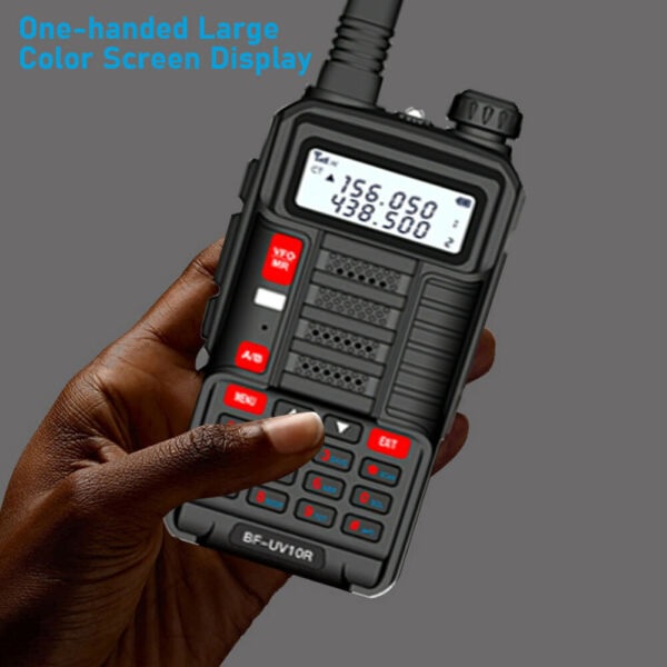 BAOFENG UV-10R - Portable Two-Way Dual Band Radio Walkie Talkie 16W - Radio Panggil Dua Arah - Power 16W hingga Jarak 15 KM