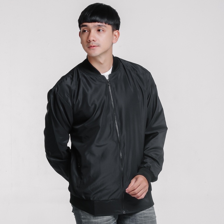 MVP - Bomber Man Polos - Jaket Bomber Pria Polos