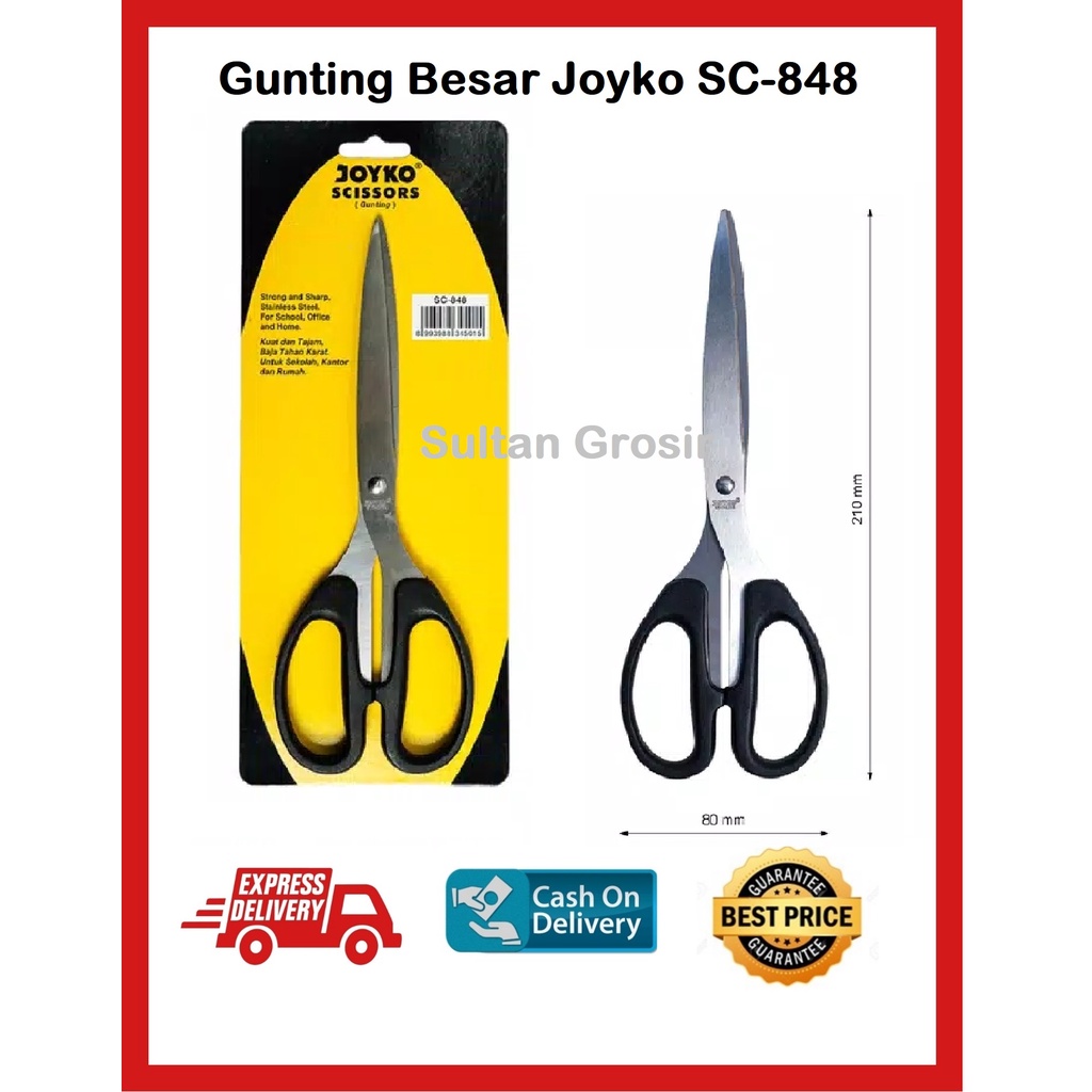 

SCISSORS /GUNTING JOYKO BESAR / GUNTING JOYKO SC-848