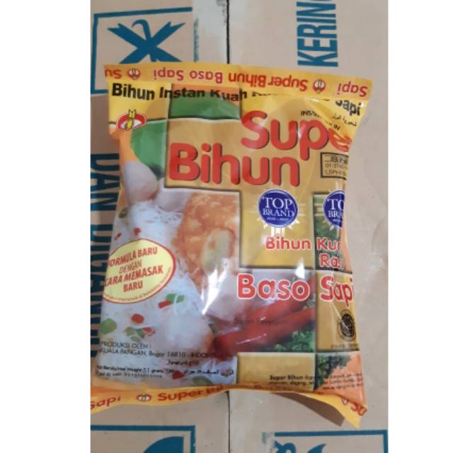 

Super bihun rasa baso packing kardus