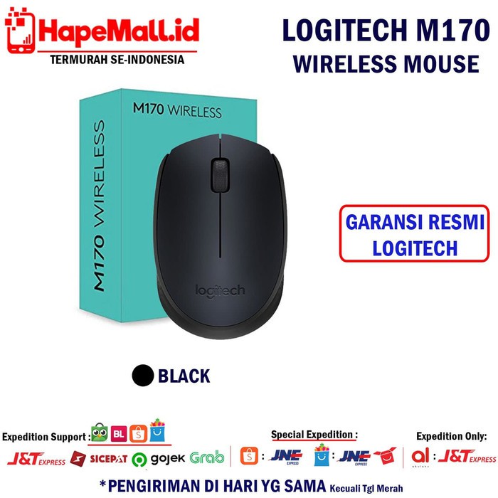 LOGITECH M170 WIRELESS MOUSE GARANSI RESMI LOGITECH TERMURAH