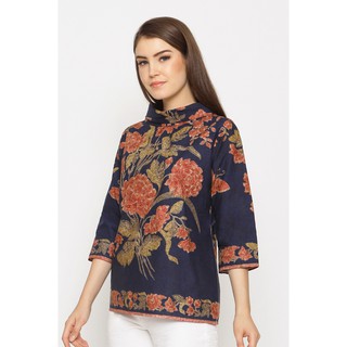 Kelly Encim T0119 Baju atasan kerja blouse batik wanita Kelly Encim T0119 Baju atasan kerja blouse batik wanita