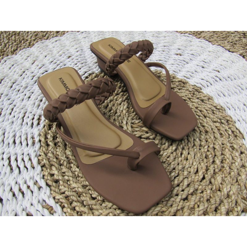 SANDAL WANITA HAK BUNGKUS 3CM KEPANG JEMPOL AL -47