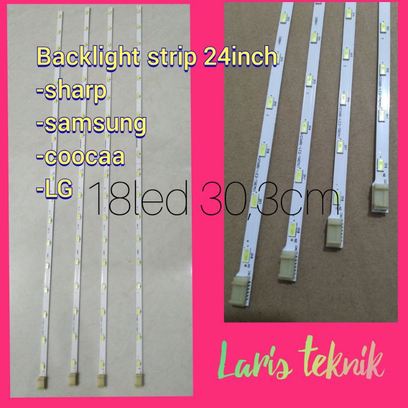 backlight led SHARP lc-24le155m sharp lc-24sa4100i samsung ua24fh4003
