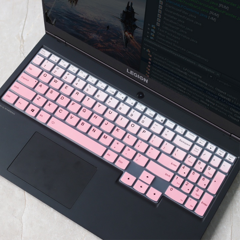 Cover Pelindung keyboard gaming Bahan Silikon Untuk Lenovo IdeaPad 3 3i 15 &quot;AMD 15.6&quot; 2020