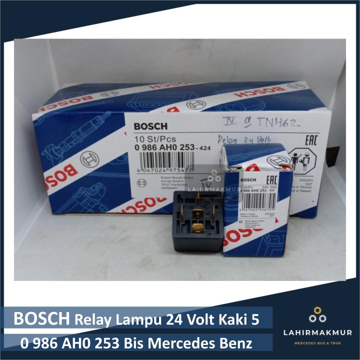 Jual Relay Lampu 24 Volt Kaki 5 BOSCH 0 986 AH0 253 Bis Mercy/Mercedez
