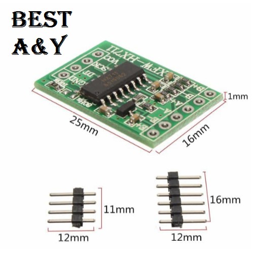 HX711 Weighing Weight Sensor Load Cell Amplifier Modul Sensor Berat Tekanan Timbangan Presisi