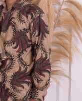 New Arrival Distro Batik Pria Bordir Sogan Hrb026 Batikaf Notoarto Batik Ipnu-ippnu Hem Pria  Bw 113