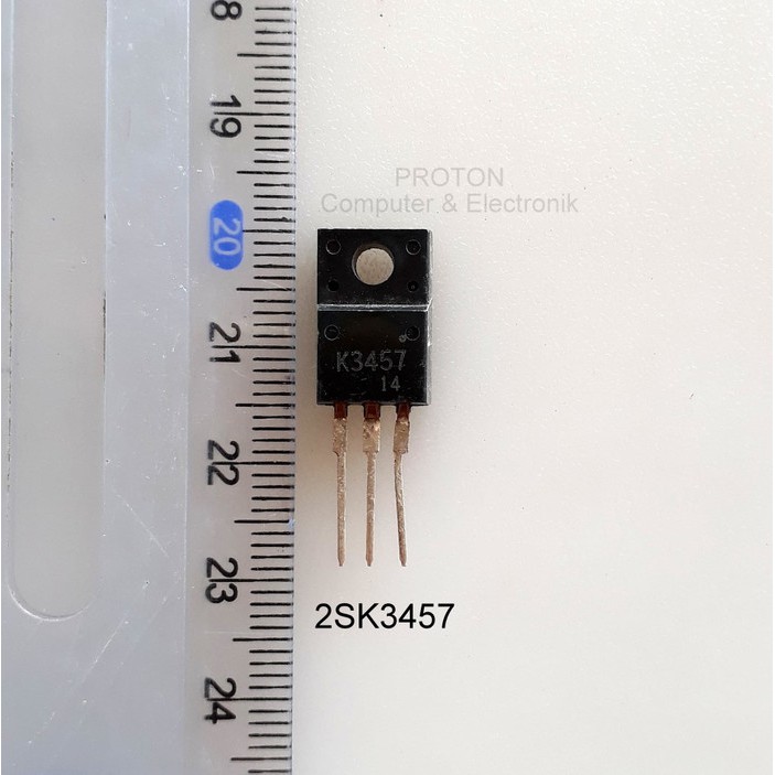 N-Channel Power Mosfet K3457 2SK3457 5A 800V . 20A max pulse TO-220
