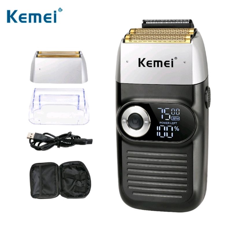 Kemei 2026 Alat Cukur Kumis Jenggot Shaver Kemei KM-2026