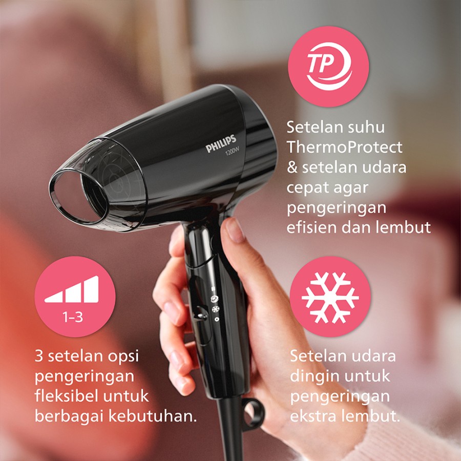 PHILIPS HAIR DRYER ESENTIAL CARE BHC-010/ PHILIPS HAIR DRYER BHC010