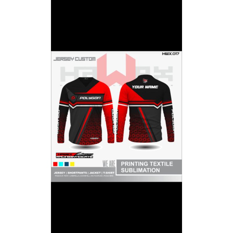 JERSEY SEPEDA DOWNHILL MTB POLYGON AM PRODUCT CUSTOM
