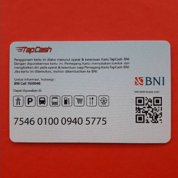 BNI Tapcash Spesial Edition CHRISTMAS / NATAL /Like eMONEY eTOLL Flazz or Brizzi