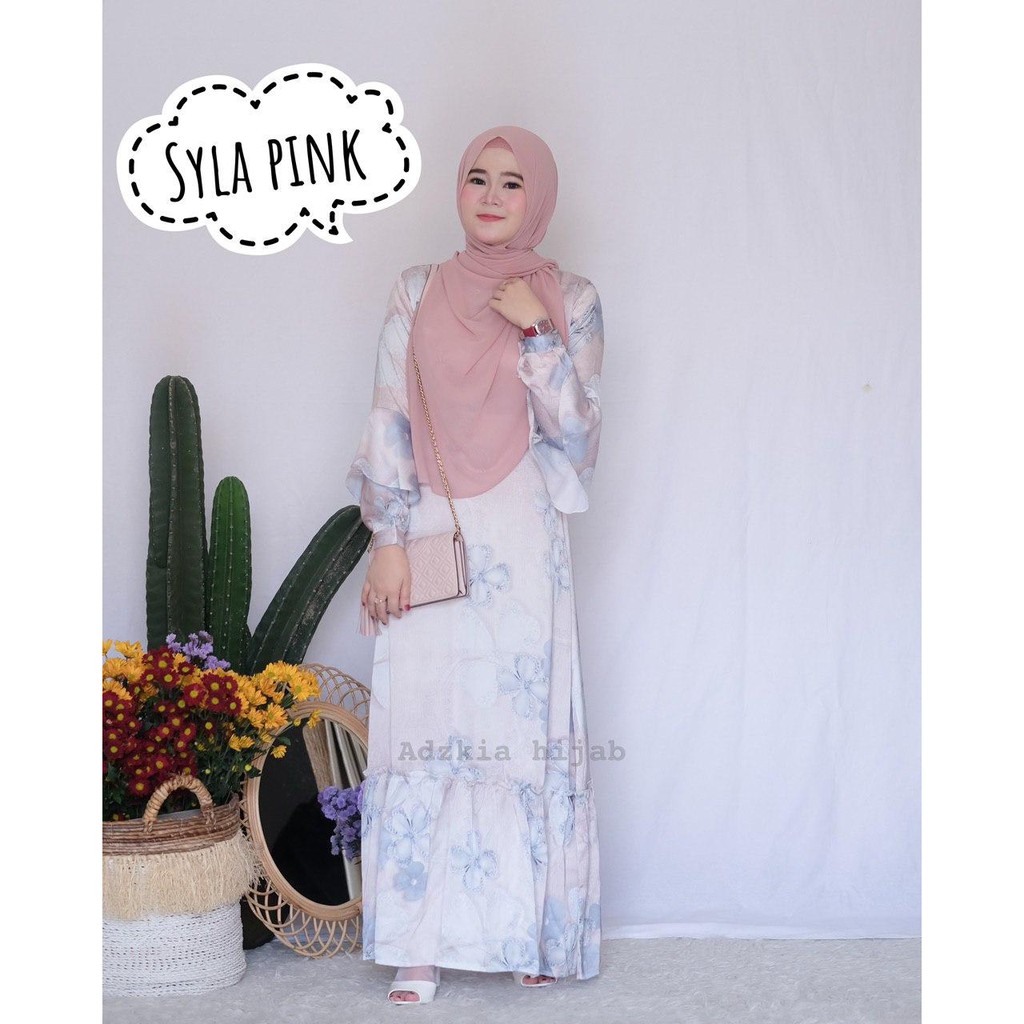 READY STOCK ONLY GAMIS SYLA DRESS HIJAB SYARI ORIGINAL