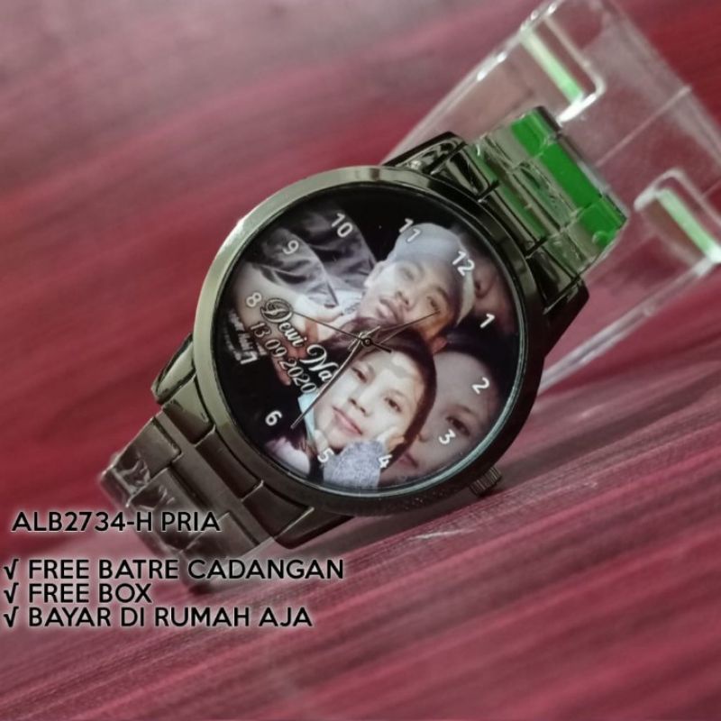 Jam Tangan Pria Custom Bisa Request Desain