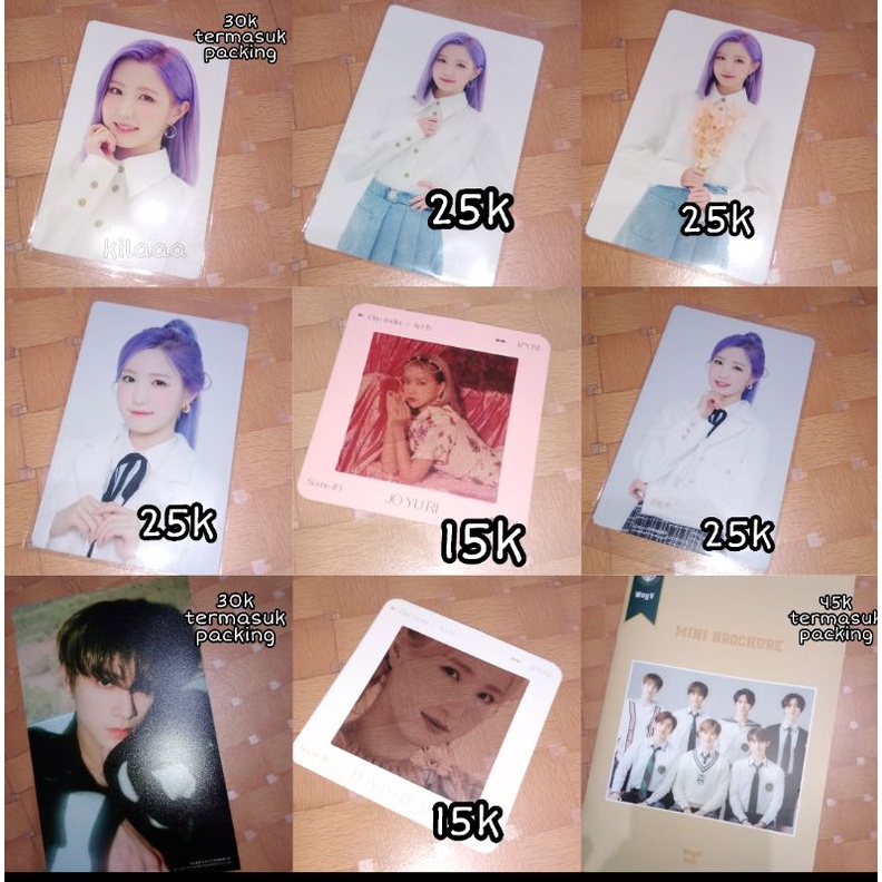 Photocard PC TC OTS HITOMI Izone Trading Card One The Story Yuri Photofilm Onereeler WayV Xiaojun