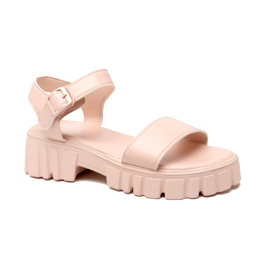 PVN Doyoung Sandal Tali Wanita All Black 397-Domiq - Pink