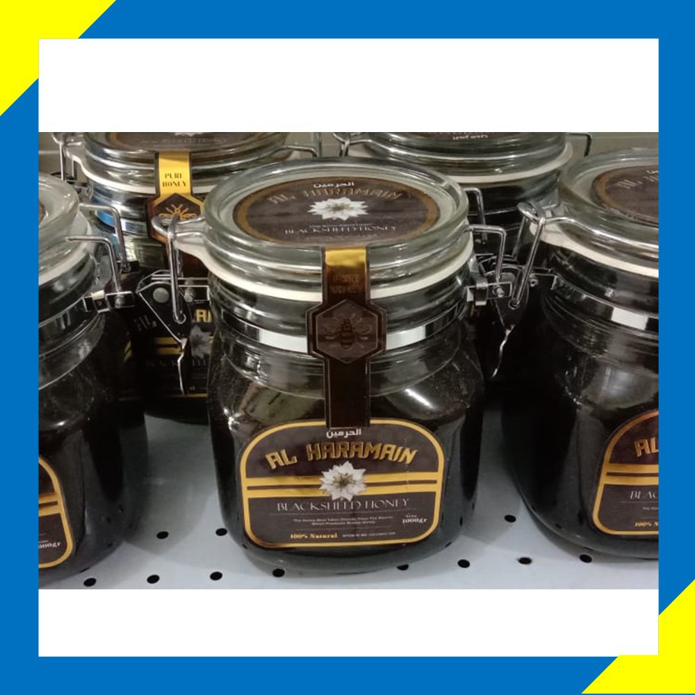 

[COD/PROMO] MADU IMPORT HARAMAIN 1 KG BLACKSEED MADU MESIR , BERIZIN