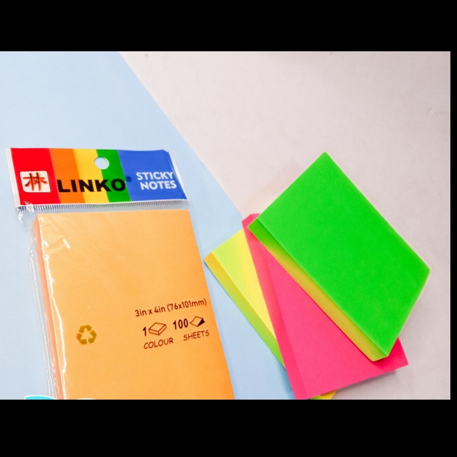 

FILM MARKER / STICKY NOTES 76x101mm RAINBOW