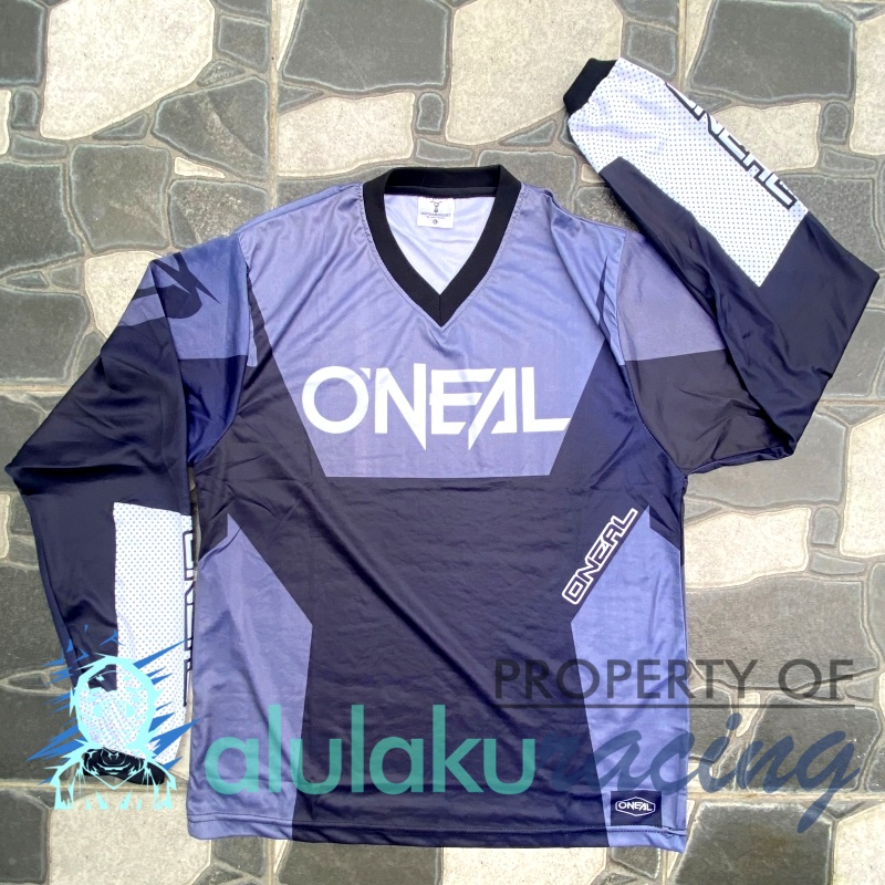 Jersey, Celana, Sarung Tangan &amp; Sepatu Fullprint with Protectors Fullset MX Trail Motocross - Paket Bundling ONCTFG020201-F41