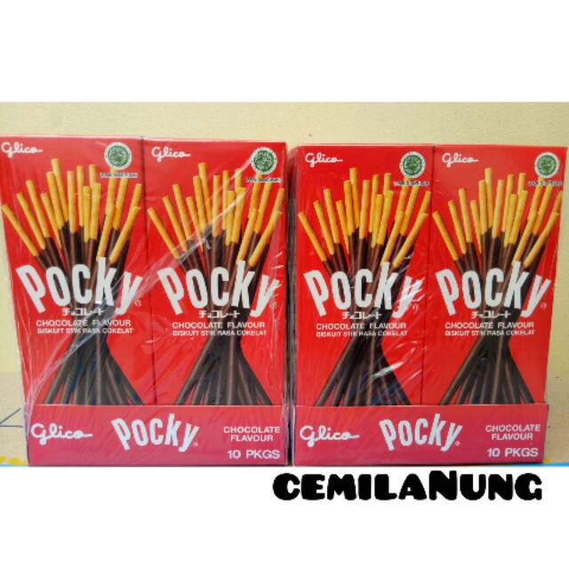 

Snack kiloan Glico pocky 22 gram pocky isi 10 pack setiap pak