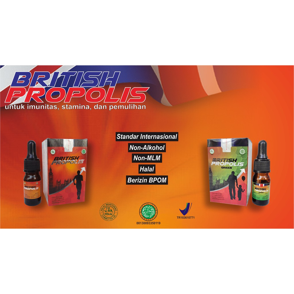BRITISH PROPOLIS REGULER / BRITISH PROPOLIS GREEN (KIDS)