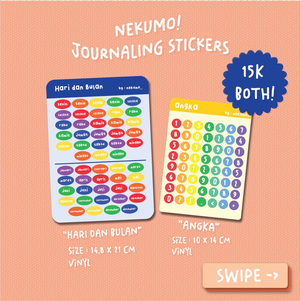 

Nekumo's Journaling Stickers