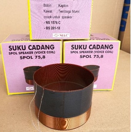 SPOL SPEAKER SPUL SPIKER VOIC COIL 75,8MM NELC