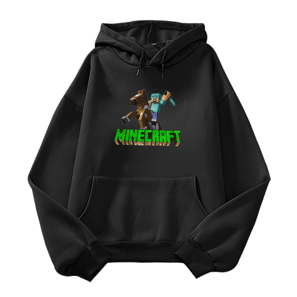 Sweater hoodie anak perempuan HORSE OF MINECRAFT baju anak cewek cowok