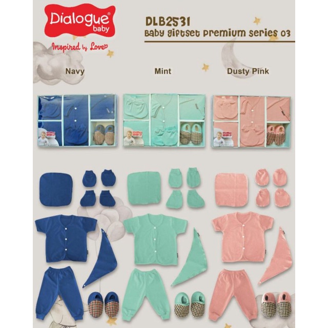 DIALOGUE BABY GIFTSET PREMIUM SERIES 03 DLB2531 / SETELAN BAYI