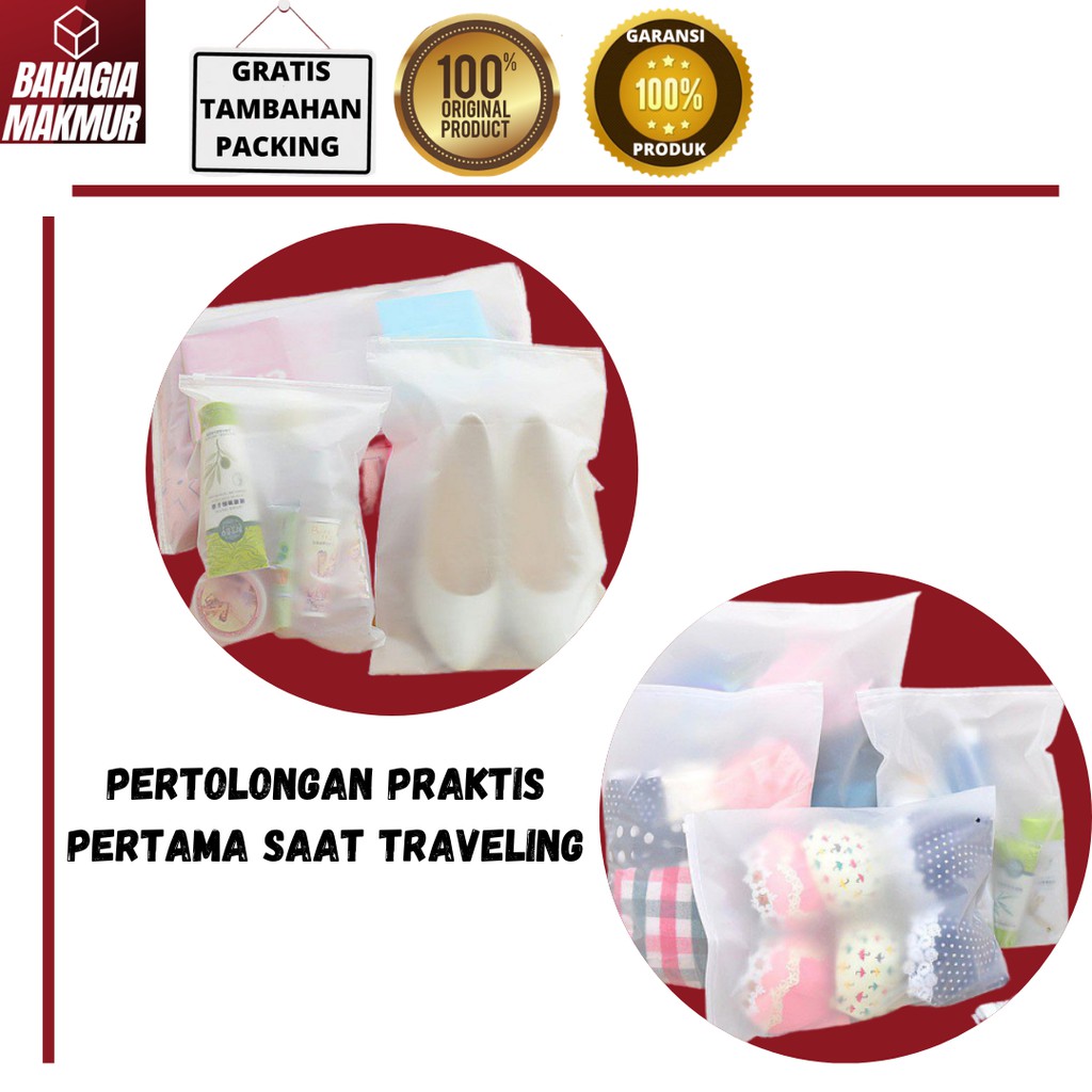 Plastik Baju Perlengkapan Rumah Tangga Peralatan Mandi Tas Lipat Piknik Box Penyimpanan Serbaguna