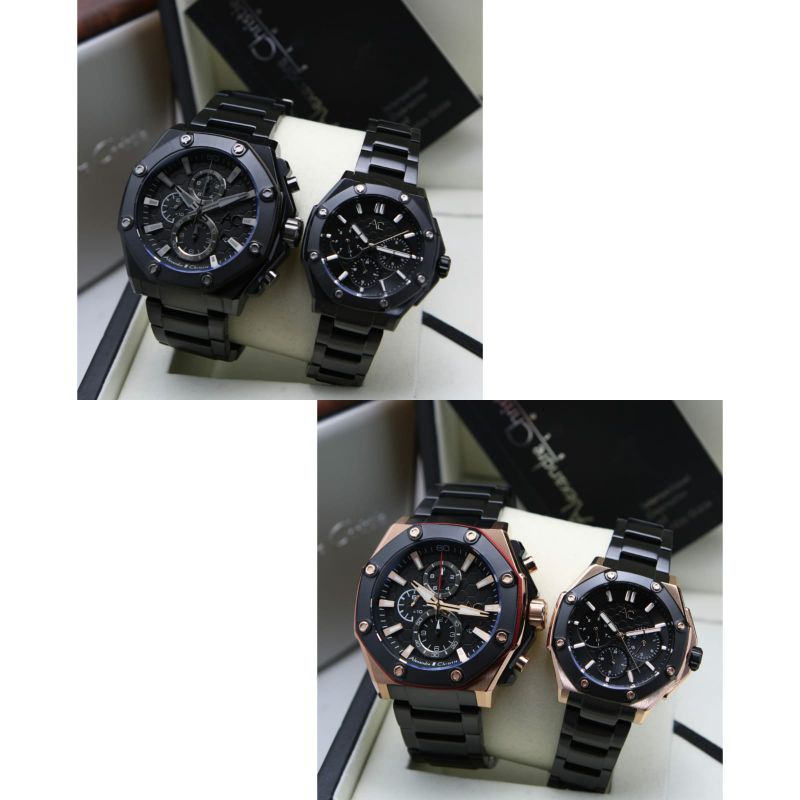 Premium (RRW) JAM TANGAN COUPLE ALEXANDRE CHRISTIE AC 9601 COLLECTION ORIGINAL GARANSI RESMI 1TAHUN