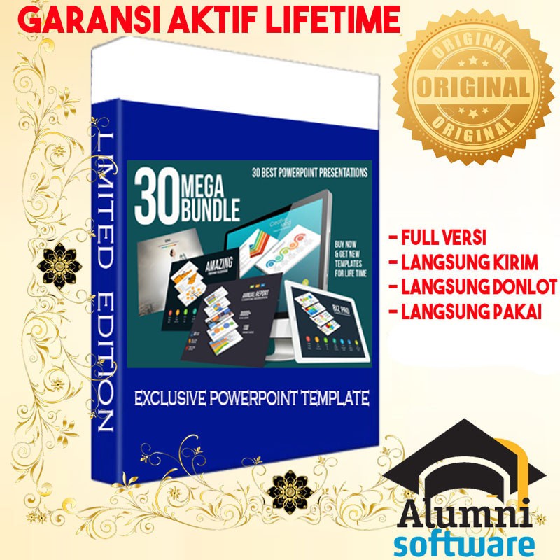 Template PowerPoint Presentasi 30 Mega Bundle - Limited Edition