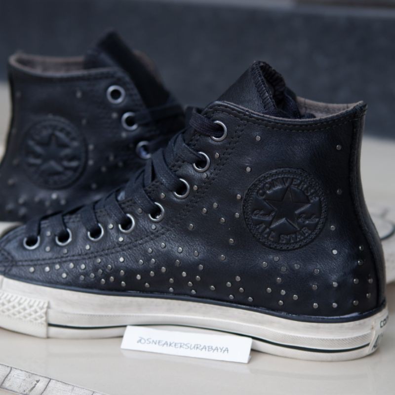 John Varvatos x Converse Chuck Taylor Hi Mini Stud &quot;Black Beluga&quot;