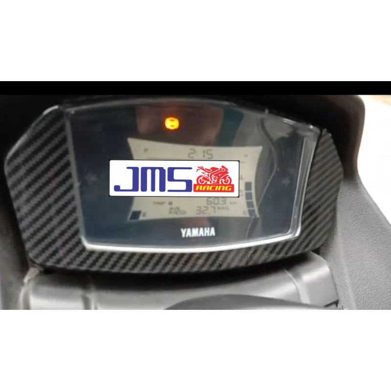 cover tutup carbon stang dan speedo meter plus dashboard kinci kontak yamaha nmax new 2020 zoro pnp