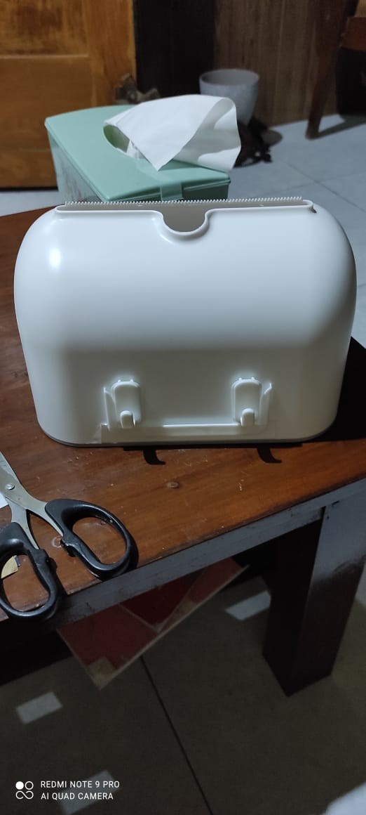 Bt88 - Tempat Tissue Toilet Wc Roll Gulung Kotak Tempel Dinding Keramik Tanpa Paku Tanpa Bor Paku