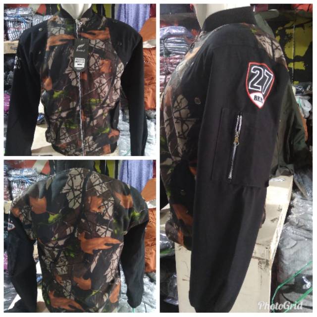 Bomber kanvas motif