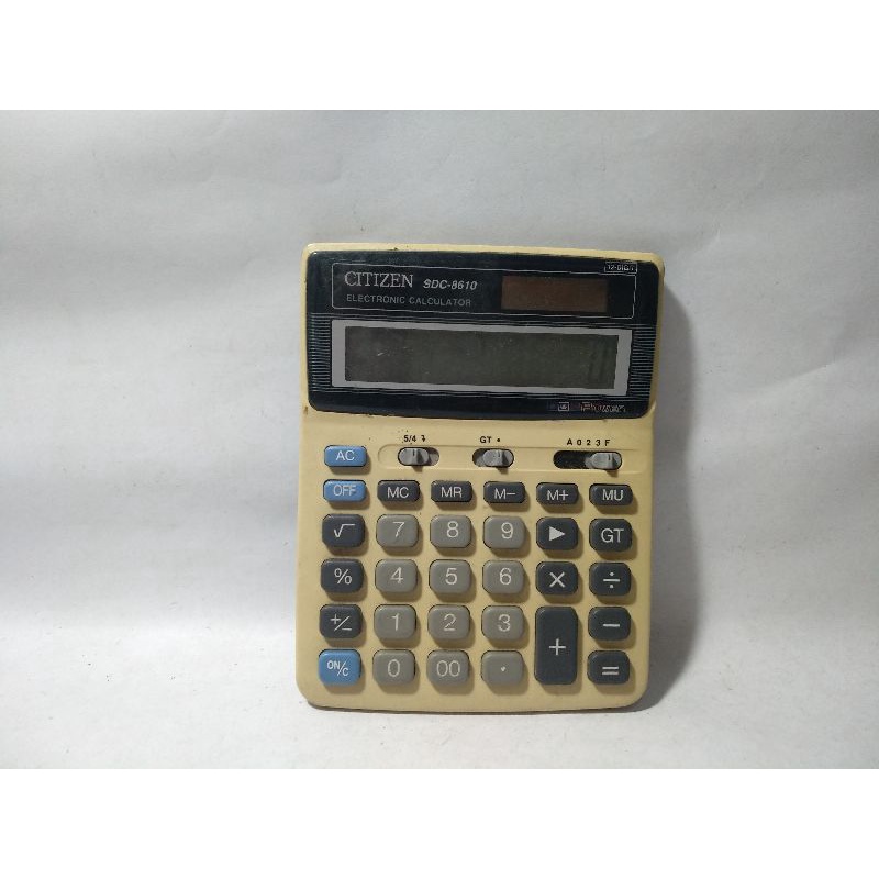 Kalkulator Japanese Japan Citizen SDC 8610 Made In Thailand Thai Calculator Rare Jadul Vintage Class