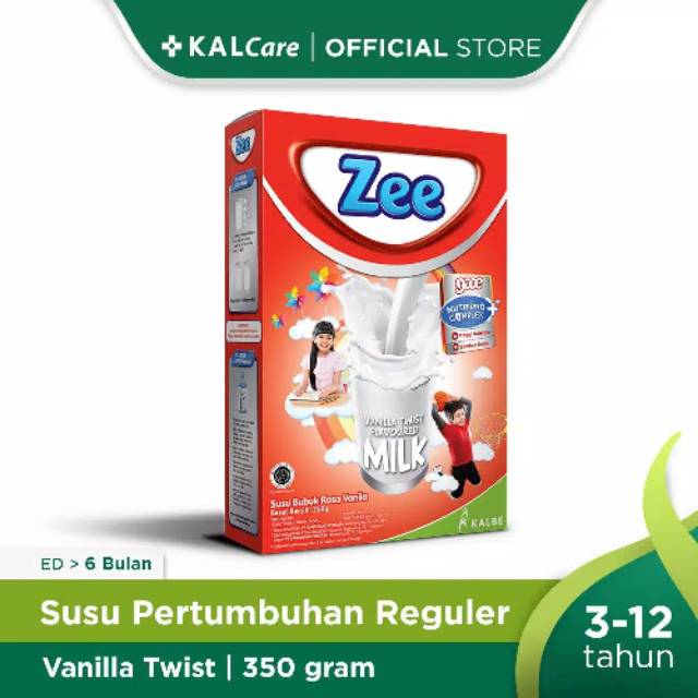 

SUSU ZEE REGULER VANILLA TWIST FLAVOURED MILK 350 G