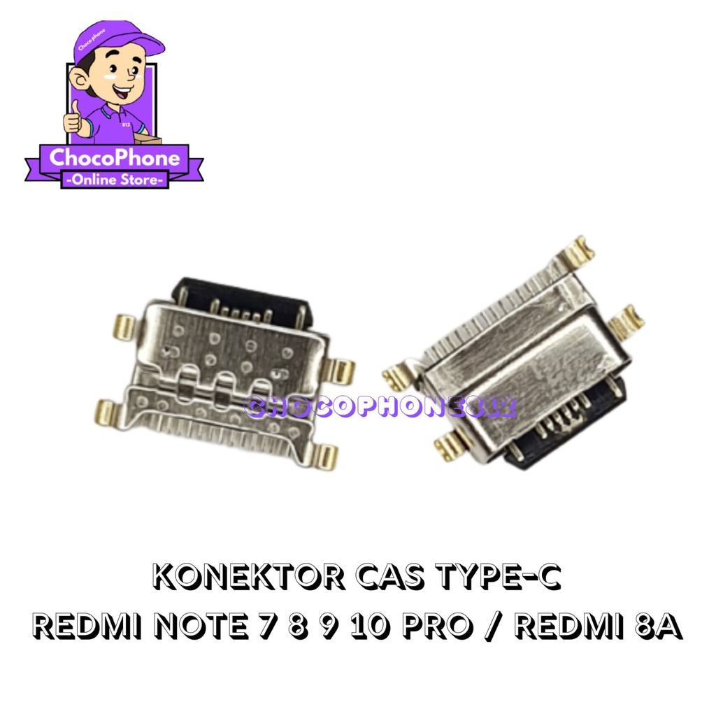 Konektor Cas Redmi Note 7 8 9 10 Pro Connector Charger Plug In Type-C Charging Port Usb Original