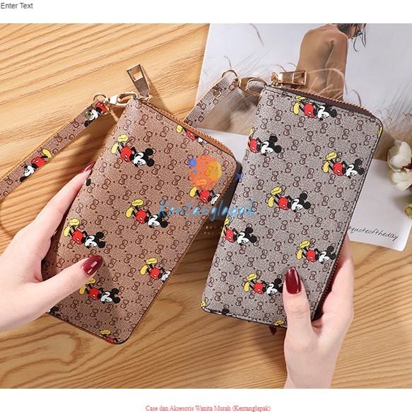 Dompet Panjang Wanita Murah MK Show Big Zipper Women Wallet