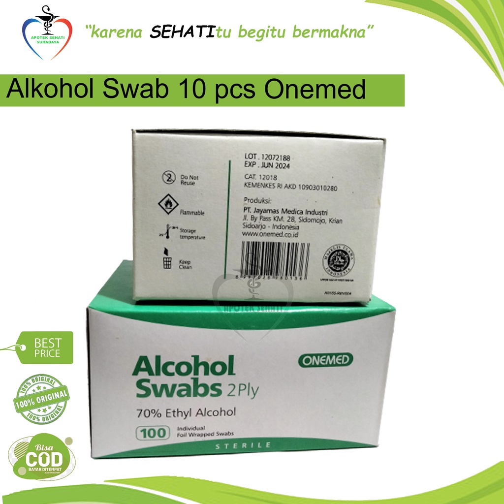 ALKOHOL SWAB ONE MED / Antiseptik / Anti Bakteri
