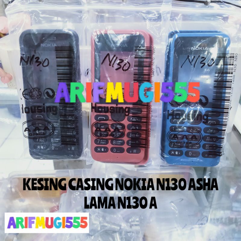Casing Kesing housing Cesing Nokia N130 Asha 130 A 2016 Depan Belakang