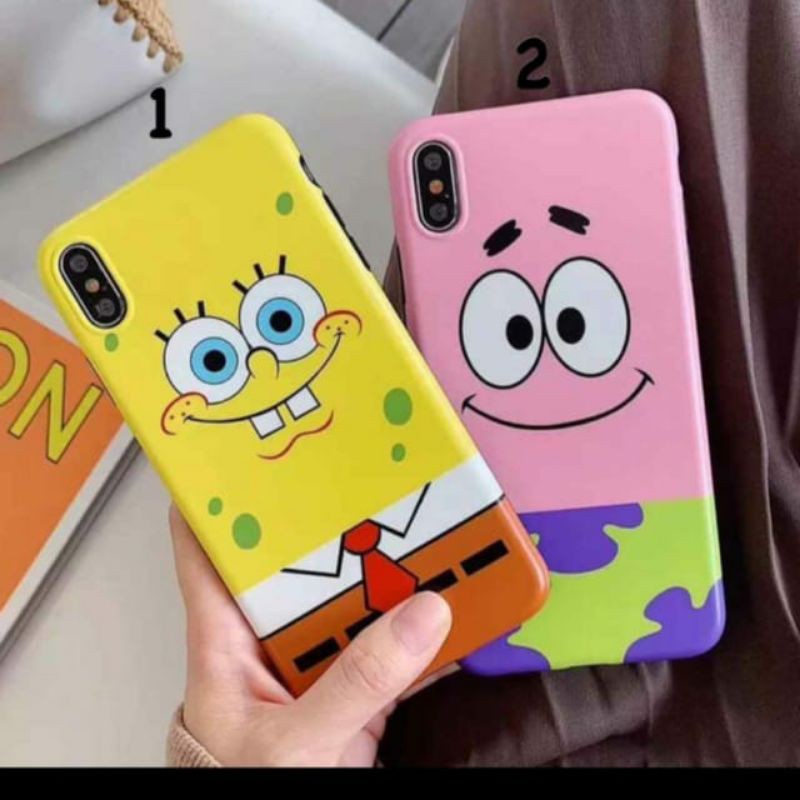softcase Spongebob dan Patrick for ALL TYPE OPPO A39 F1S F5 F7 F9 F11 A31 A37 A83 A53 A5S FINDX ETC