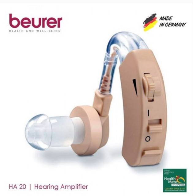 Alat Bantu Dengar Original Beurer HA 20 / Hearing Aid Beurer HA20 Bergaransi Resmi 3 Tahun