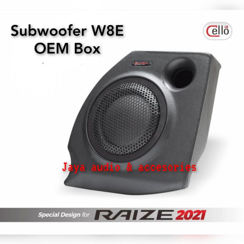 Subwoofer box oem Cello 8inch C8 Toyota Raize-Daihatsu Rocky dan mobil lain lain