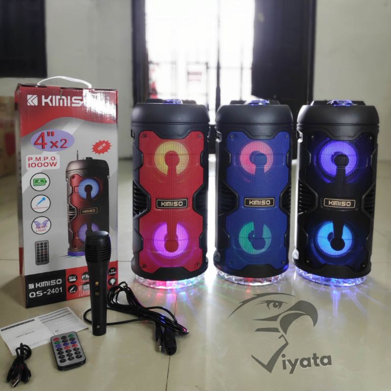 speaker bluetooth karaoke kimiso QS 2401